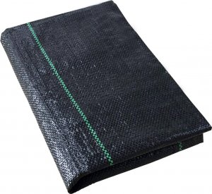 Heckermann Zestaw Agrotkanina Heckermann 1,1x50m 90g/m2 Czarna + Kołki czarne 20 szt 9