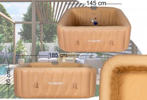 Jacuzzi ogrodowe Thunder Frappe 185 cm x 65 cm 3