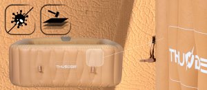 Jacuzzi ogrodowe Thunder Frappe 185 cm x 65 cm 6