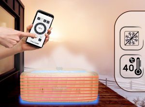 Jacuzzi ogrodowe Thunder Frappe 185 cm x 65 cm 9