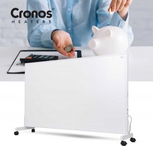 Grzejnik Cronos Zestaw Panel grzewczy IR CRONOS Carbon P800 White + Nogi 12