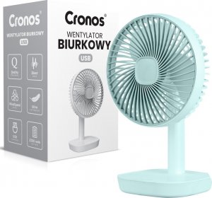 Wentylator Cronos Wentylator biurkowy Cronos UF02 Błękitny 9