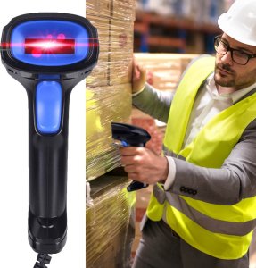 Czytnik kodów kreskowych Heckermann Przewodowy czytnik skaner kodów kreskowych 1D Heckermann YHD-1100 2