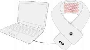 Heckermann Szalik z ogrzewaniem Heckermann PL-528 Szary 7