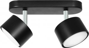 Lampa sufitowa Heckermann Lampa punktowa LED Heckermann 8795314A Czarna 2x głowica 6