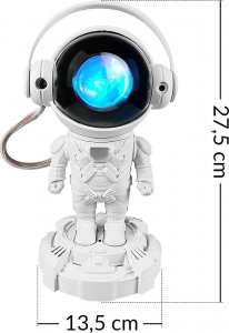 Heckermann Projektor gwiazd LED astronauta Heckermann JK-10-5 12