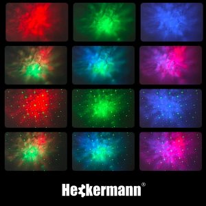 Heckermann Projektor gwiazd LED astronauta Heckermann JK-10-5 8
