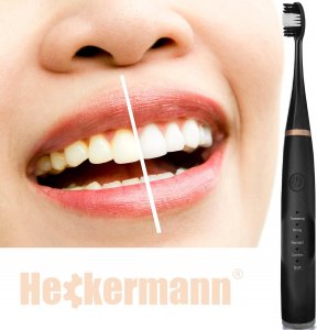 Heckermann Szczoteczka do zębów + scaler Heckermann LC-H156 Czarna 2