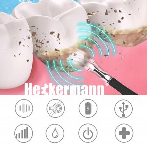 Heckermann Szczoteczka do zębów + scaler Heckermann LC-H156 Czarna 7