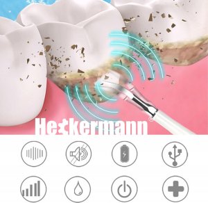 Heckermann Szczoteczka do zębów + scaler Heckermann LC-H156 Biała 7