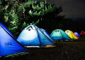 Heckermann Wentylator kempingowy z lampą LED Heckermann HM-04U01T 2