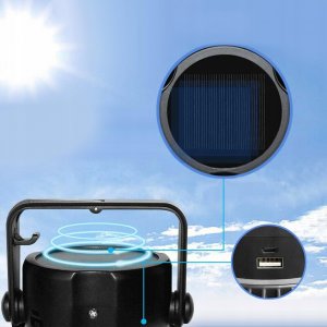 Heckermann Wentylator kempingowy z lampą LED Heckermann HM-04U01T 4