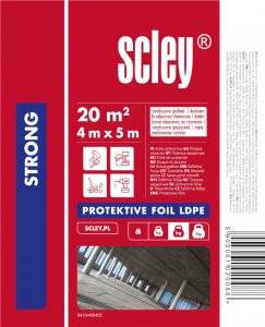 Folia malarska Scley Folia ochronna Scley Strong LDPE (4 x 5 m) 1