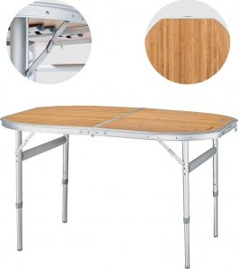 King Camp Stół Kempingowy KING CAMP Bambus 120 x 80 cm 5