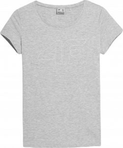 4f Koszulka damska 4F chłodny jasny szary melanż H4Z22 TSD353 27M L 3
