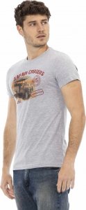 Trussardi Action T-shirty marki Trussardi Action model 2AT02B kolor Szary. Odzież Męskie. Sezon: 2XL 2