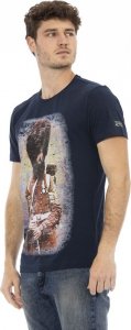 Trussardi Action T-shirty marki Trussardi Action model 2AT04 kolor Niebieski. Odzież Męskie. Sezon: 2XL 2