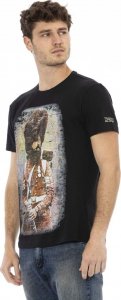 Trussardi Action T-shirty marki Trussardi Action model 2AT04 kolor Czarny. Odzież Męskie. Sezon: 2XL 2