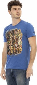 Trussardi Action T-shirty marki Trussardi Action model 2AT14 kolor Niebieski. Odzież Męskie. Sezon: 2XL 2