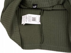 Puma Koszulka damska Puma HER Ribbed Slim Tee Grape Leaf khaki 531917 44 M 5