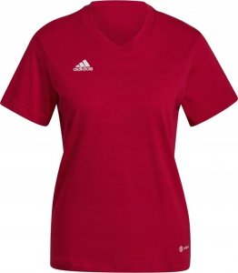 Adidas Koszulka damska adidas Entrada 22 Tee czerwona HC0441 S 1
