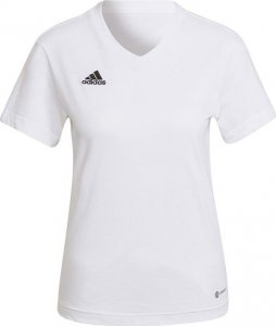 Adidas Koszulka damska adidas Entrada 22 Tee biała HC0442 2XS 1