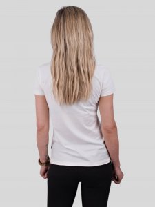 Puma Koszulka damska Puma ESS+ Embroidery Tee kremowa 848331 99 M 8