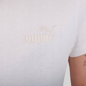 Puma Koszulka damska Puma ESS+ Embroidery Tee kremowa 848331 99 L 10