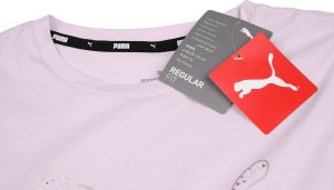Puma Koszulka damska Puma Power Graphic Stardust Tee różowa 848826 73 S 4