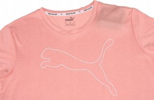 Puma Koszulka damska Puma RTG Heather Logo Tee morelowa 586455 26 M 3