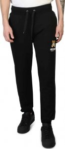 Moschino Dresowe spodnie marki Moschino model 4326-8104 kolor Czarny. Odzież Męskie. Sezon: Jesień/Zima XL 1