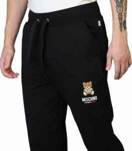 Moschino Dresowe spodnie marki Moschino model 4326-8104 kolor Czarny. Odzież Męskie. Sezon: Jesień/Zima XL 3