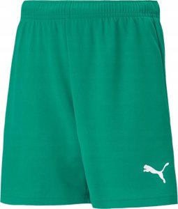 Puma Spodenki dla dzieci Puma teamRISE Short Jr zielone 704943 05 116cm 1