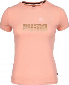 Puma Koszulka dla dzieci Puma ESS+ Logo Tee brzoskwiniowa 587041 91 128cm 1