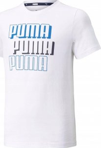 Puma Koszulka dla dzieci Puma Alpha Tee B biała 589257 02 140cm 1