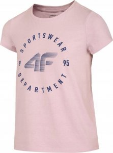 4f Koszulka dla dziewczynki 4F jasny fiolet HJL22 JTSD003 52S 158cm 1