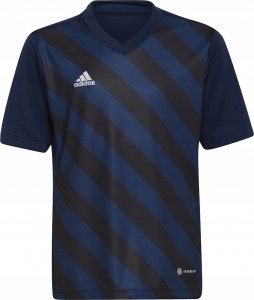 Adidas Koszulka dla dzieci adidas Entrada 22 Graphic Jersey granatowo-czarna HF0122 128cm 1
