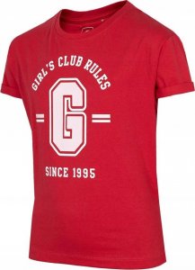 4f Koszulka dla dziewczynki 4F czerwona HJZ22 JTSD006 62S 158-164cm 1