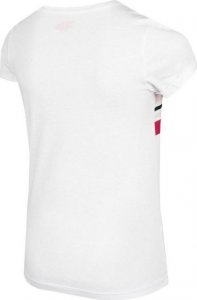 4f Koszulka dla dziewczynki 4F biała HJZ22 JTSD004 10S 164cm 5