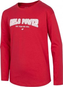 4f Koszulka dla dziewczynki 4F czerwona HJZ22 JTSDL002 62S 146cm 3