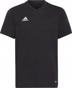 Adidas Koszulka dla dzieci adidas Entrada 22 Tee czarna HC0443 140cm 1