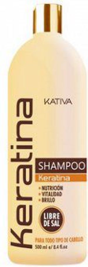 Kativa KERATINA Shampoo Nutrition Softness & Shine Szampon keratynowy 1000 ml 1