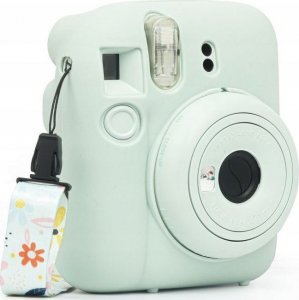 Pokrowiec LoveInstant Futerał Etui Pokrowiec Case Do Fujifilm Fuji Instax Mini 12 / Silikonowy / Zielony 7