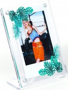 Ramka LoveInstant Ramka Stojąca Do Zdjęć Fuji Fujifilm Instax Mini / Zink / Zielone Liście 2