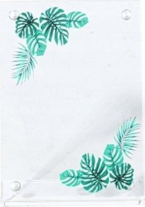 Ramka LoveInstant Ramka Stojąca Do Zdjęć Fuji Fujifilm Instax Mini / Zink / Zielone Liście 4