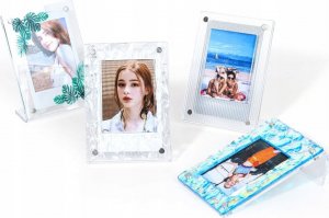 Ramka LoveInstant Ramka Stojąca Do Zdjęć Fuji Fujifilm Instax Mini / Zink / Zielone Liście 8