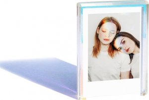 Ramka LoveInstant Ramka Stojąca Na Zdjęcie Od Fuji Instax Mini / Polaroid / Kodak / Hp / Xiaomi / Canon / Zink - Przezroczysta - Mieniąca 3