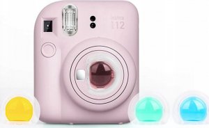 Pokrowiec LoveInstant Zestaw 8w1 Akcesoria Do Fujifilm Instax Mini 12 / Różowy 11