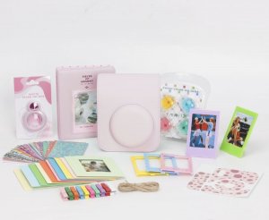 Pokrowiec LoveInstant Zestaw 8w1 Akcesoria Do Fujifilm Instax Mini 12 / Różowy 3