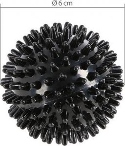 HMS BLP01 BLACK LACROSSE PIŁKA Z KOLCAMI DO MASAŻU HMS 2